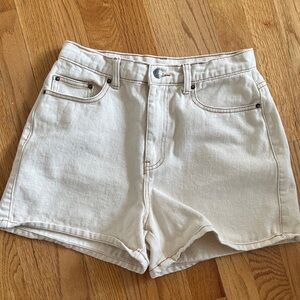 Rhythm Cream High Waist Women's Shorts